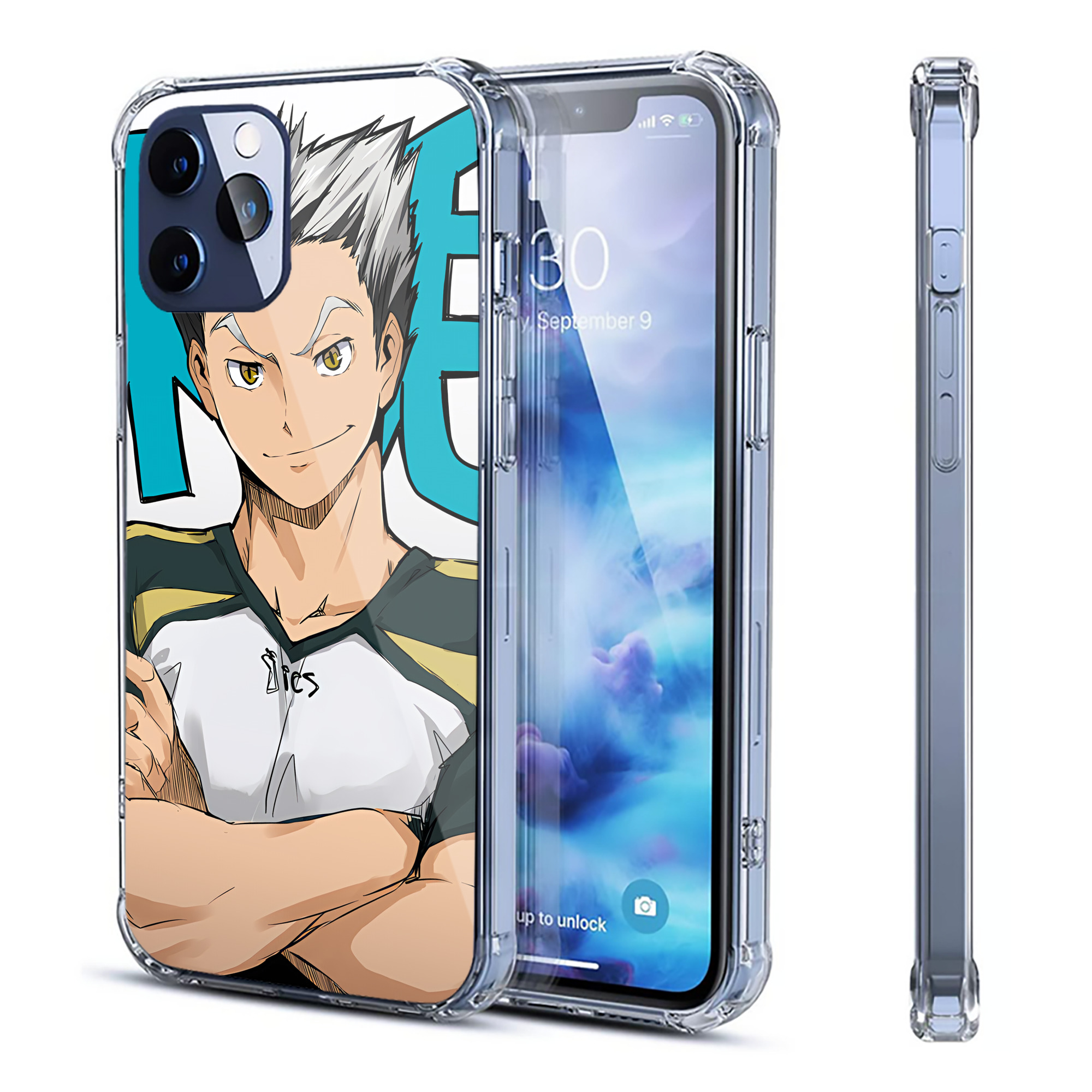 （画像用） ハイキュー!! Haikyu!! 【iPhone 12シリーズ対応】透明スマホケース（クリアソフトケース）